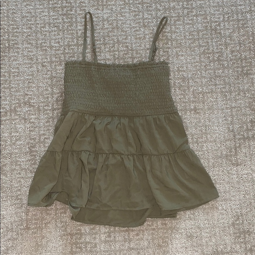 Never worn olive green tank